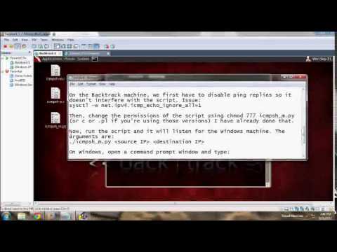 Shell Communication via ICMP