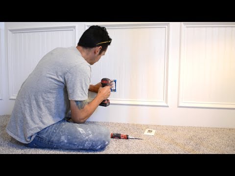 You Must Do this When Installing Wainscot - YouTube