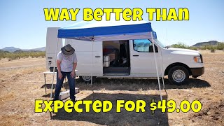 Harbor Freight Pop Up Canopy Sun Shade Review