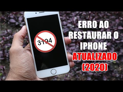 Vídeo: Erro 3194 Ao Restaurar O IPhone: Como Consertar?