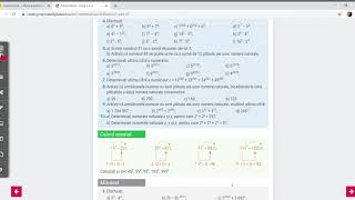 Matematică   Clasa a V a pe manuale digitale.