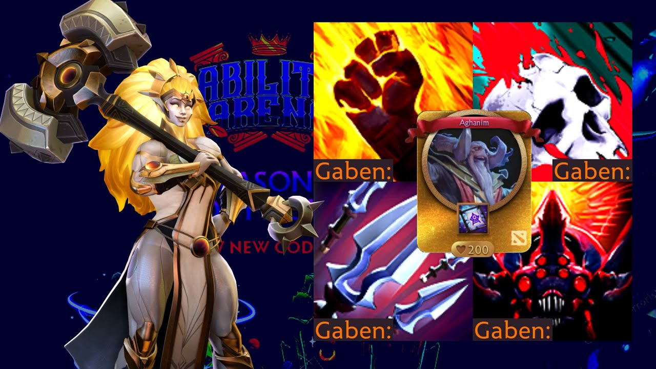 ☠ASSASSIN'S RAMPAGE☠... / GOLDEN AGHANIM GOD GUIDE ABILITY ARENA 5.0 DOTA 2