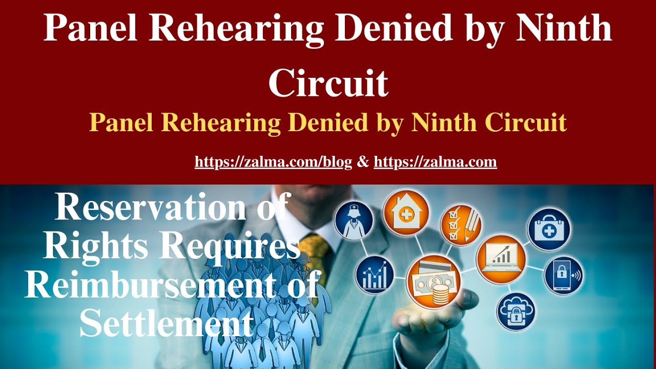 Panel Rehearing Denied by Ninth Circuit - YouTube