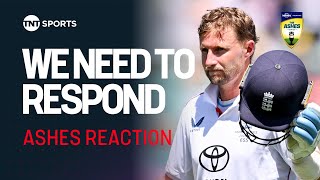 Joe Root reacts after his 41st TEST CENTURY and believes England shouldn't panic 🏏 #Ashes