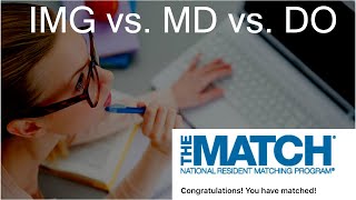 How hard is it to match (IMGs, MD, and DO)?