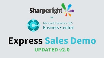 Sharperlight Reporting for Business Central - Express Sales Demo (Updated)