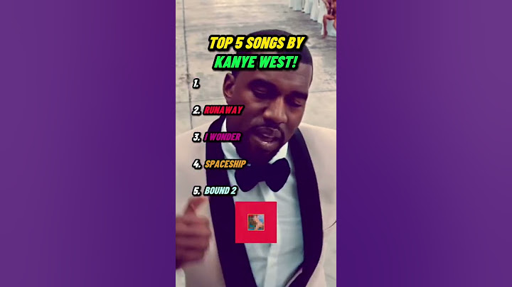 Top 5 KANYE WEST Songs!