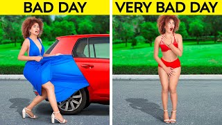 BAD DAY (Official Music Video) | Worst Day of My Life! Funniest FAILS by 123 GO! CHALLENGE