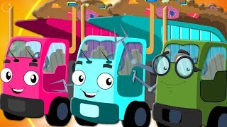 wheels on the garbage truck kindergarten nursery rhymes for babies by kids tv