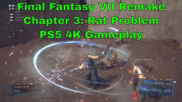 Final Fantasy VII Remake Chapter 3: Rat Problem Hard Mode PS5 4K