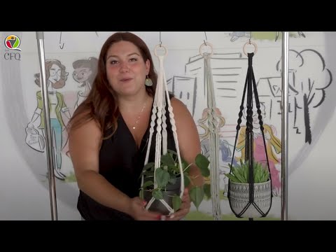 Vidéo: Comment Tisser Des Jardinières En Macramé