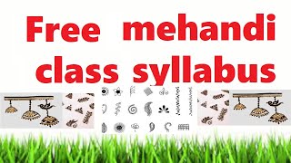 Free Mehandi Class Syllabus In Tamil