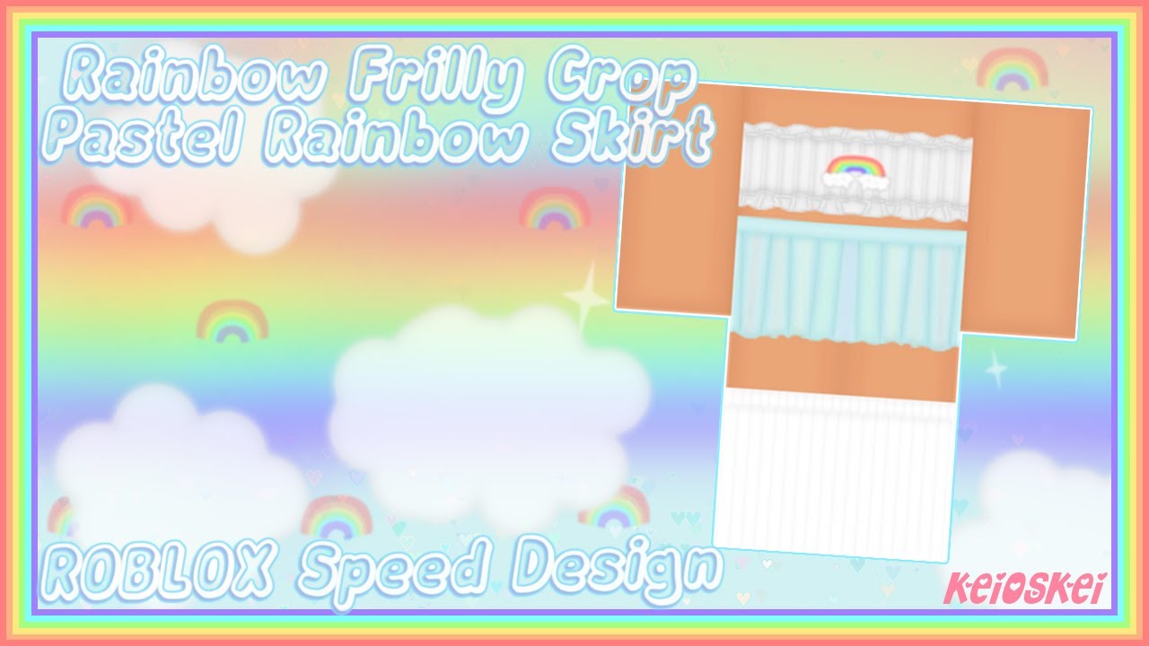 roblox speed design rainbow frilled - roblox speed designing the tumblr peace outfit youtube