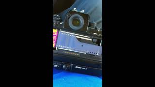 Nikon F4s loads a 60 year old Kodak film X-Pan with long leader