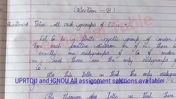 UPRTOU solved assignment 2022| UGMM-06 solve assignmentUGMM-06 |UPRTOU| solved assignment 2022