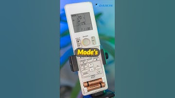 Daikin AC Remote Control Guide ❄ Modes ❄ #shorts #remotecontrol #airconditioner