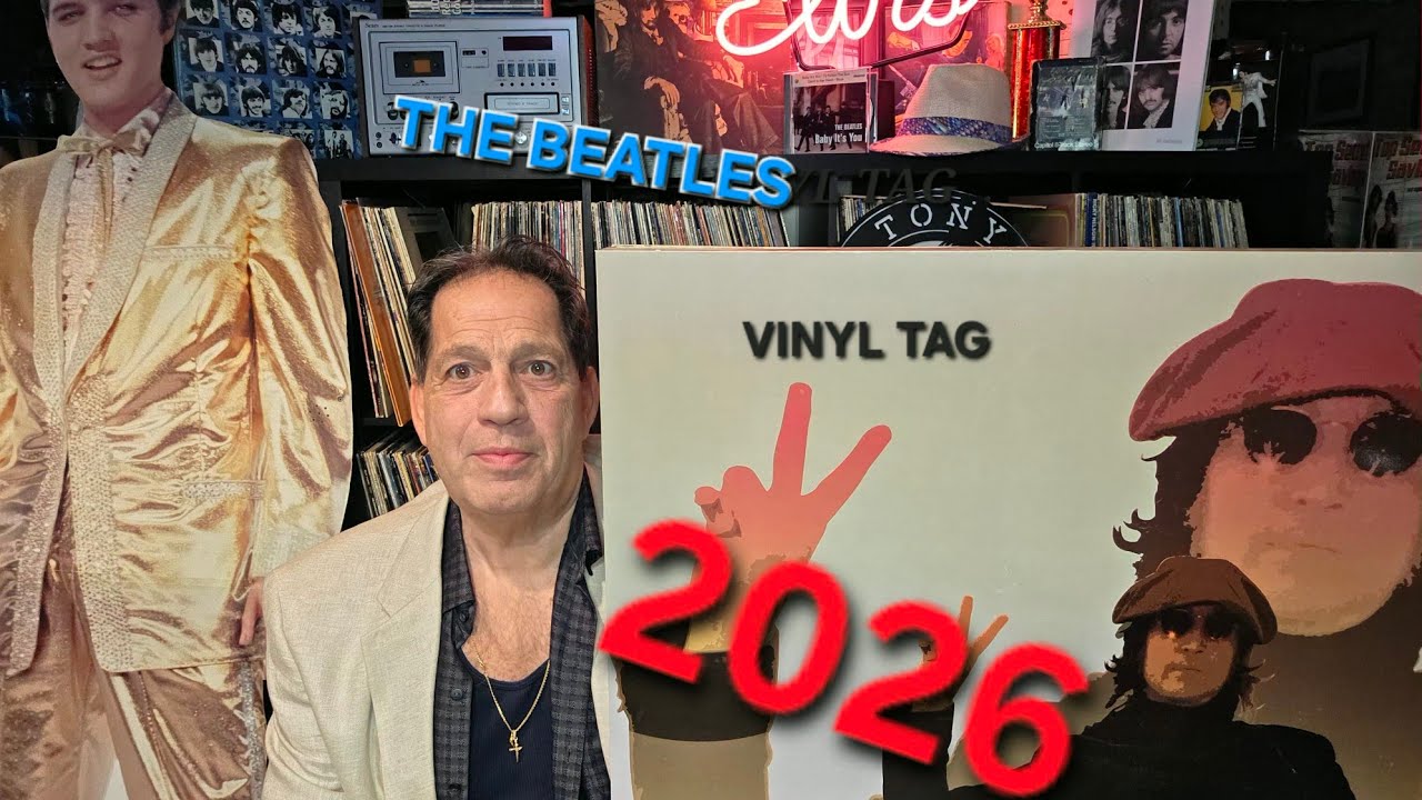 THE BEATLES VINYL TAG 2026 @ MARKMORRIS - 62 & MAZZY'S LOST RINGO 'STOP & SMELL THE ROSES' STANDEE