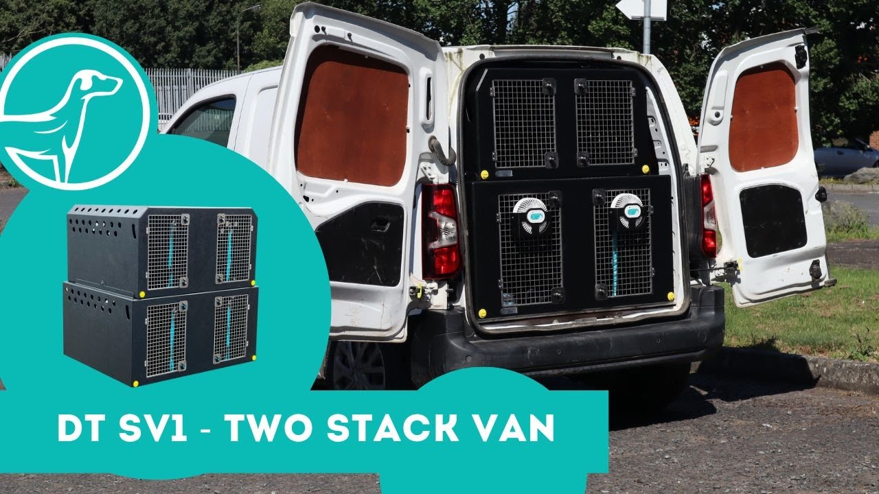 Two Stack Dog Van Crates. DT SV1
