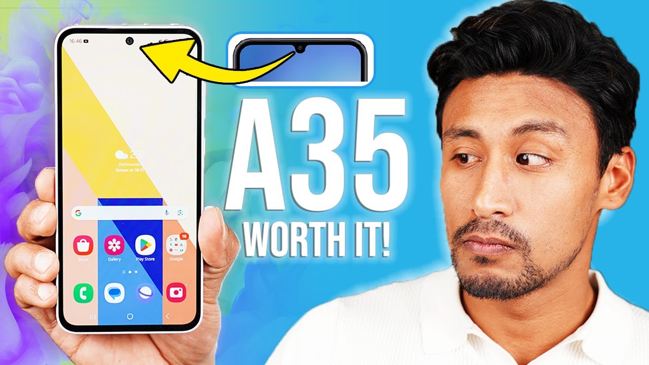 Samsung Galaxy A35 नेपालीमा Best Midrange Phone in Nepal? YouTube