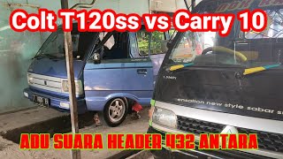 Adu suara mana yang lebih keren suara knalpot T120ss & Carry 10