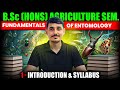 fundamentals of entomology Introduction & Syllabus Analysis | bsc agriculture 2nd semester