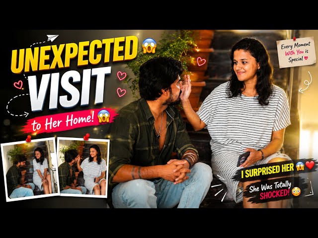 I SURPRISED Her at Her Home! 😱❤️ | She Was Totally SHOCKED! 😳 | Telugu Funny Video  Shankar Mani