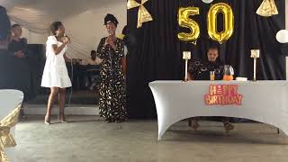50th birthday party celebration for Magauta Lepele