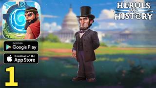 Heroes of History: Epic Empire Gameplay Walkthrough Part 1 (ios, Android) screenshot 3