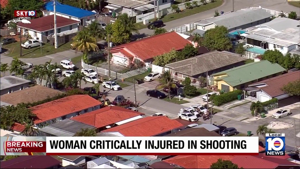 Woman critically injured in southwest Miami-Dade shooting - YouTube
