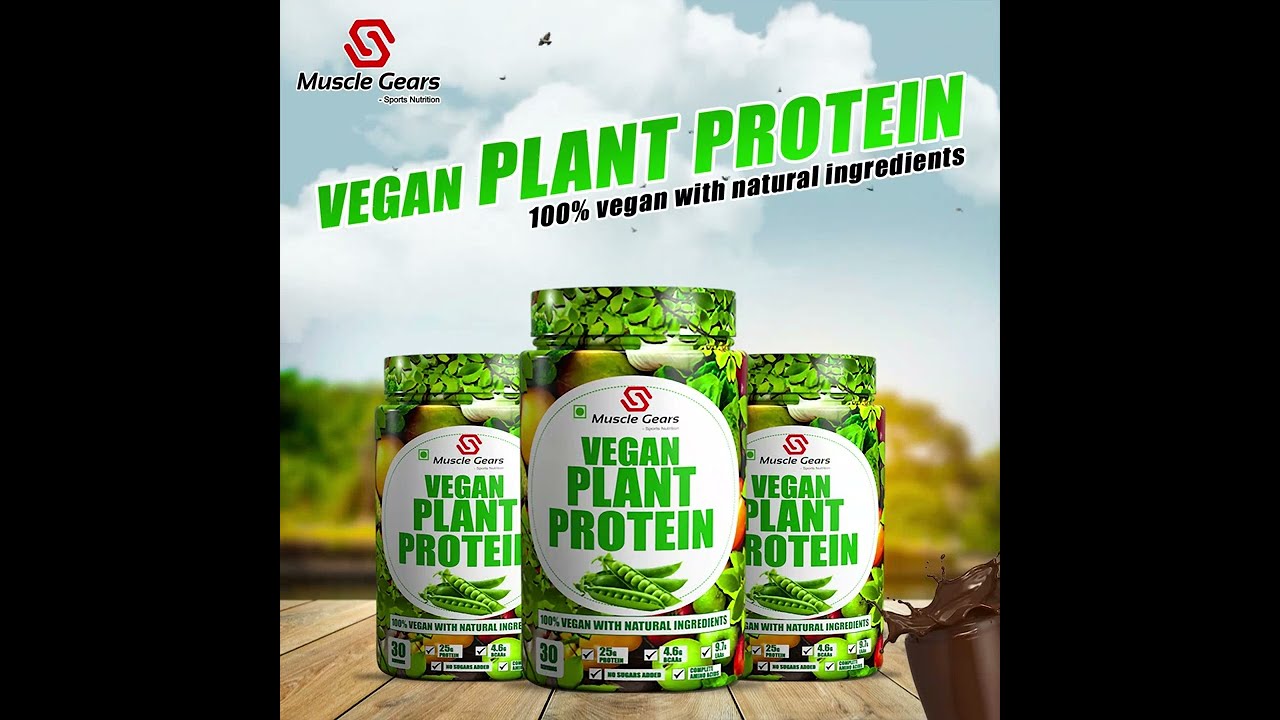 Muscle Gears Vegan Plant Protein l Vegan Plant Protein l Newly Launched Product l