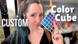 How to CUSTOMIZE my Color Cube Cards by Sarah Renae Clark with Oil Paintings? #Art