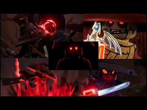The Forbidden Five’s Elemental Powers/Shatterspin Scenes | Ninjago Dragons Rising Season 3 Part 1