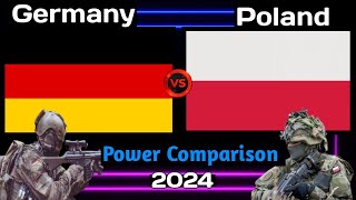 Germany vs Poland Military Power Comparison 2024 | Poland vs Germany military | world military power