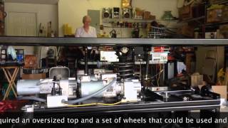 Model 710-3-2000 Three Axis (3DOF) Motion Base with 2000 payload capacity