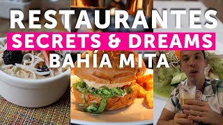 Restaurantes dreams y secrets bahia mita surf & spa resort