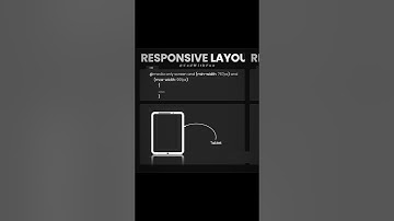 Responsive Layout HTML and CSS #css #html #shorts