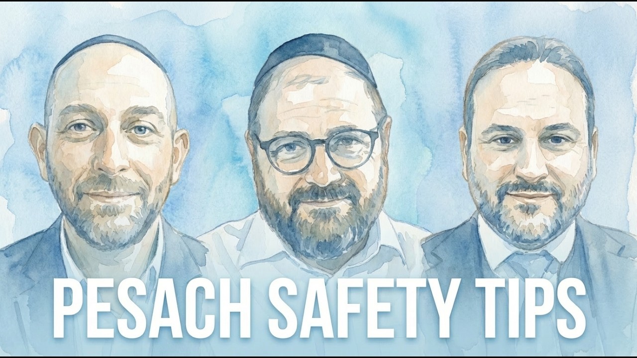 Pesach Safety & Family Guidance with Zvi Gluck, Rabbi Yakov Horowitz and Rabbi Avi Landa