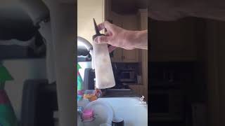 How to clean hair color applicator bottle