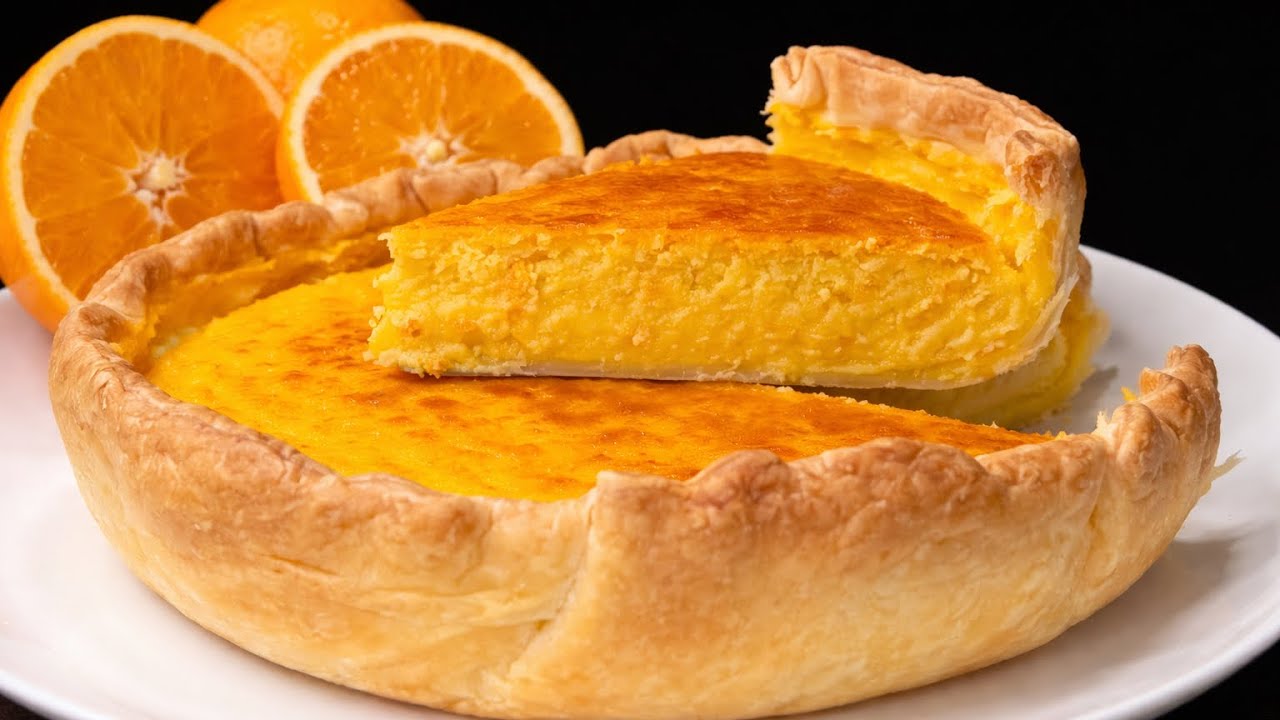 A Tarte de Laranja e Coco MAIS Fácil do Mundo (e fica deliciosa!)