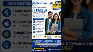 Beetonz Infotech Hiring Freshers  IT Jobs in Surat 2026 | Internship + Full Time Fresher Job