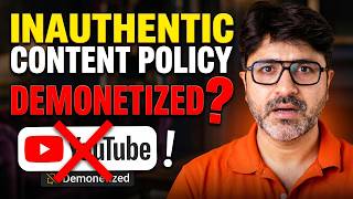 YouTube Inauthentic Content Policy 2026 | Channel De-monetize होने से बचा लो