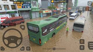 Coach Bus Simulator Vietnam - Traffic Police Were Everywhere as the Flood Took Over the City screenshot 1