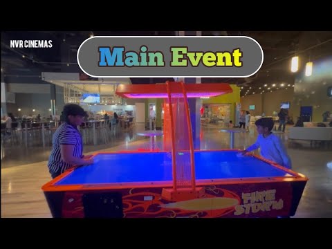 Main Event Alpharetta, GA | Air Hockey Table, Fire storm - YouTube