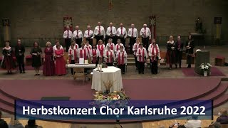 Herbstkonzert Chor der Banater Schwaben Karlsruhe am 2. Okt.2022 in der St. Josef Kirche Karlsruhe