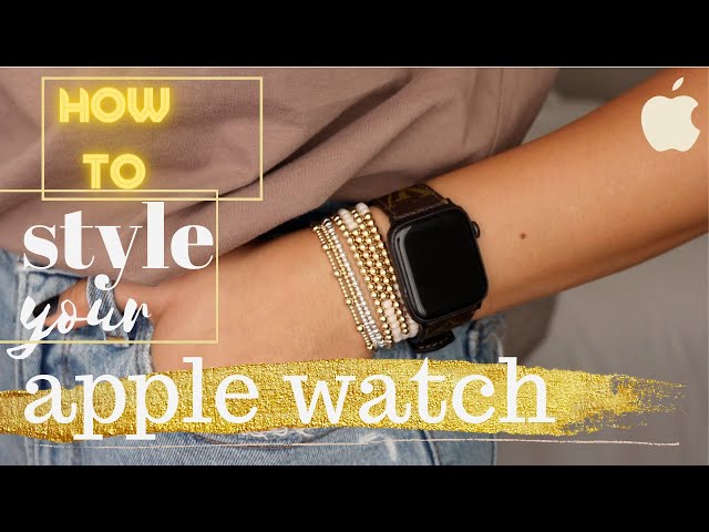 HOW TO MAKE YOUR APPLE WATCH LOOK LUXURIOUS FOR CHEAP! (FEATURING  &  LOUIS VUITTON 🤎) 