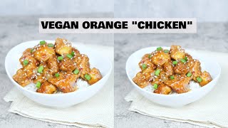 Vegan Orange 'Chicken' | Orange Tofu Pretty Brown Vegan