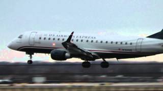 [HD] US Airways Express Embraer ERJ-170-200LR Philadelphia Intl Airport