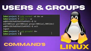 User And Groups Commands In Linux | Linux In Hindi | User &amp; Group Management