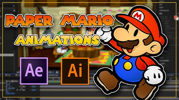 How To Make Paper Mario Animations - After Effects Tutorial