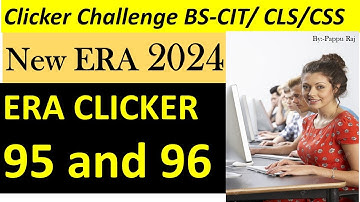 Clicker Challenge || session 95-96 || 2023-24 || BS-CIT || New Syllabus #era #kypbihar #kyp